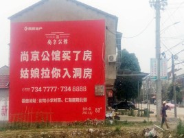  平利墙体广告在乡镇、农村市场的媒体优势