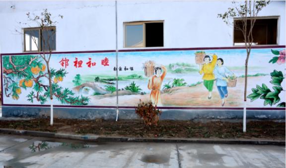 平利乡镇文化墙 乡风文明焕发新活力