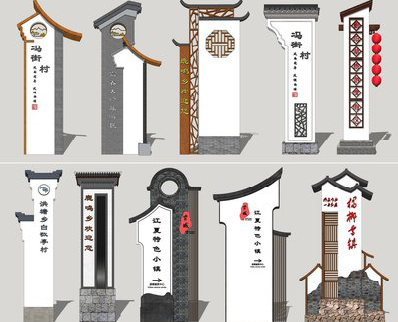  平利美丽乡村标识标牌有哪些分类？