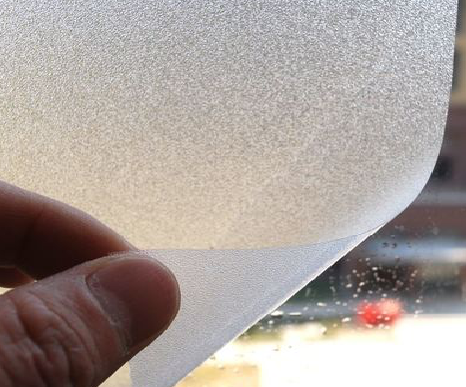  平利玻璃门外面粘广告用什么材料好？